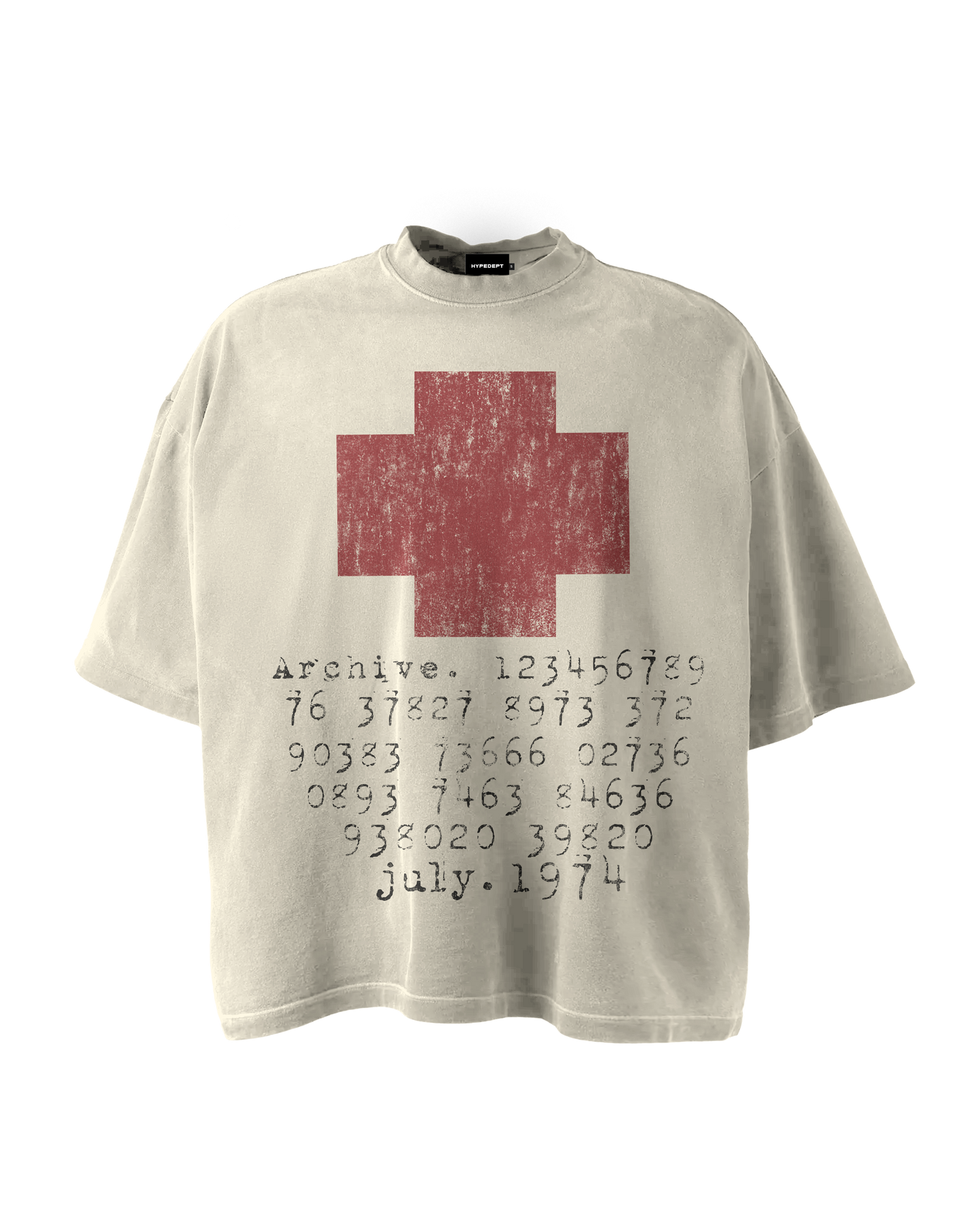 'JULY1974' GRAPHIC TEE