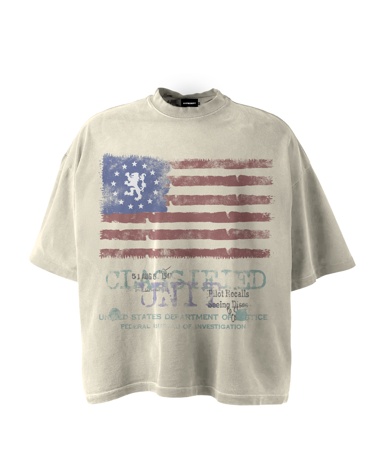 'CLASSIFIED' GRAPHIC TEE