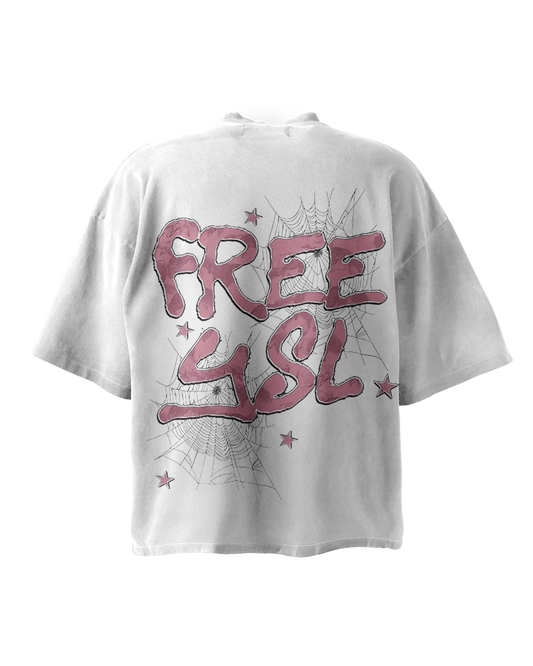 'FREE YSL' GRAPHIC TEE