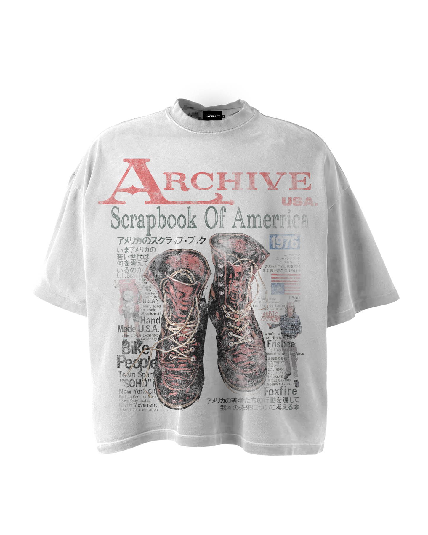 'SCRAPBOOK OF AMERICA' GRAPHIC TEE