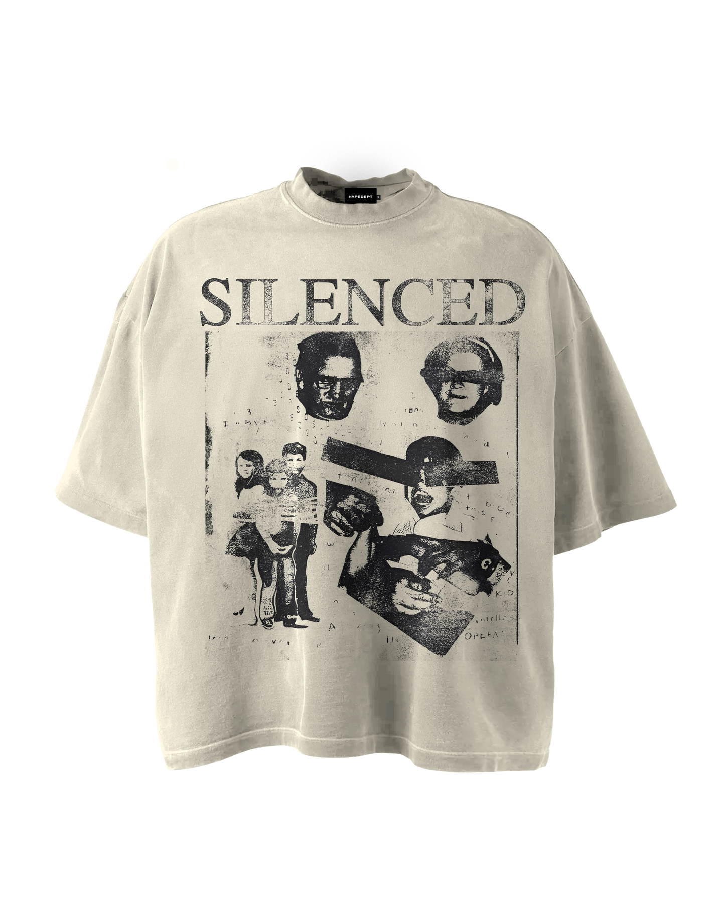 'SILENCED' GRAPHIC TEE
