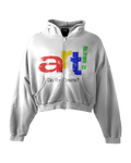 'DO YOU CREATE?' HEAVYWEIGHT BOXY ZIPUP HOODIE