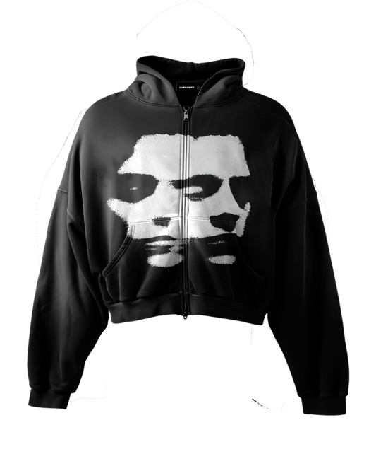 'ALTER-EGO' HEAVYWEIGHT BOXY ZIPUP HOODIE