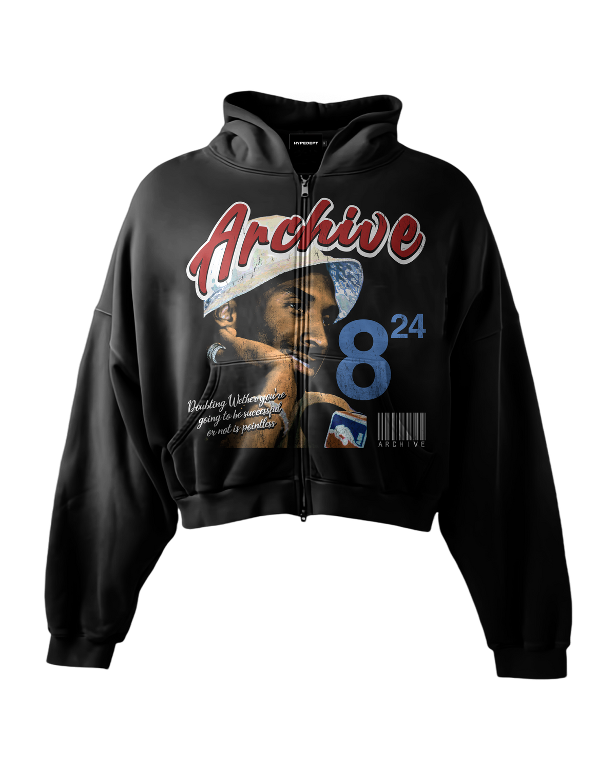 'MAMBA ARCHIVE' HEAVYWEIGHT BOXY ZIPUP HOODIE