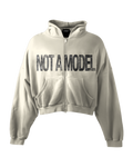 'NOT A MODEL' HEAVYWEIGHT BOXY ZIPUP HOODIE