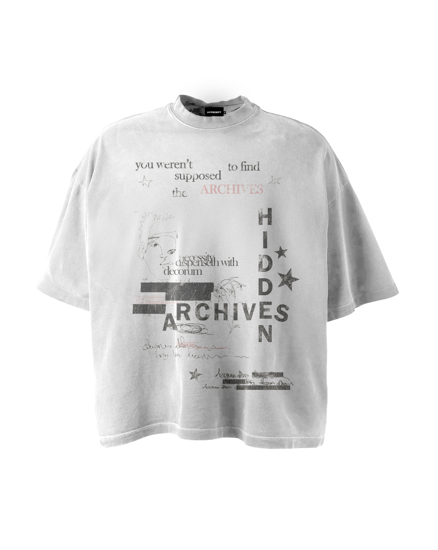 'REDACTED' GRAPHIC TEE