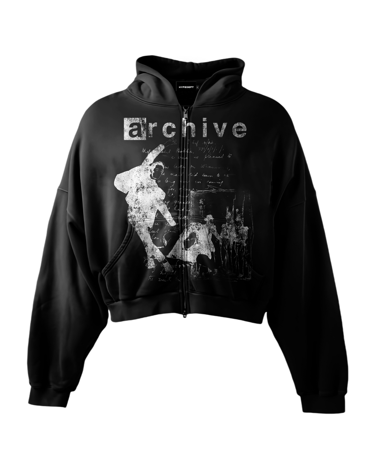 'REVENANT' HEAVYWEIGHT BOXY ZIPUP HOODIE