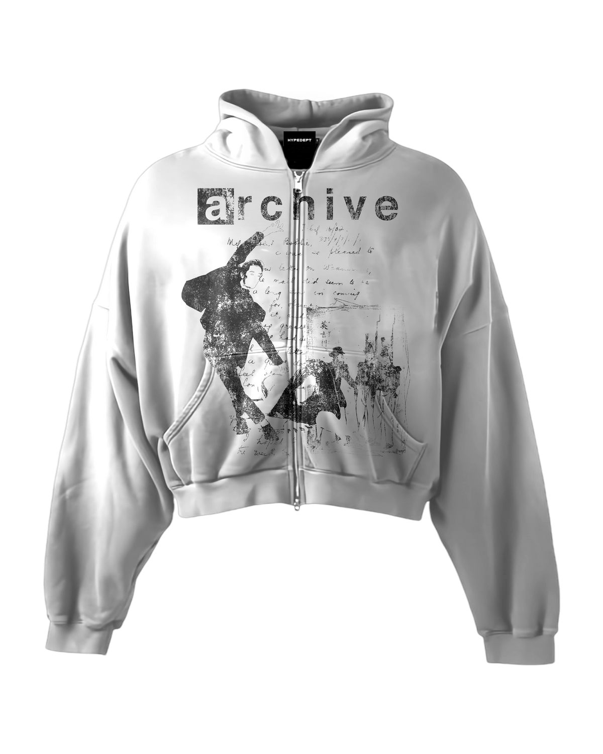 'REVENANT' HEAVYWEIGHT BOXY ZIPUP HOODIE