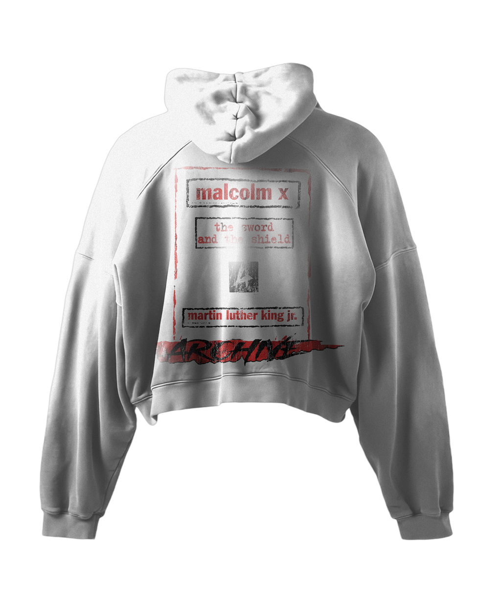 'SWORD & SHIELD' HEAVYWEIGHT BOXY ZIPUP HOODIE