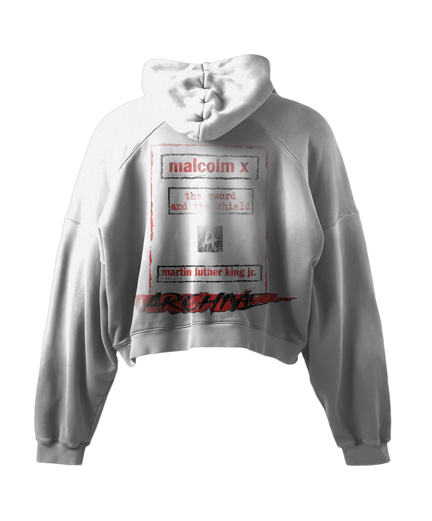 'SWORD & SHIELD' HEAVYWEIGHT BOXY ZIPUP HOODIE