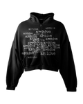 'MATRIX' HEAVYWEIGHT BOXY ZIPUP HOODIE