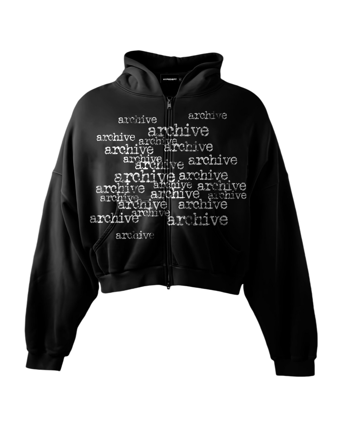'MATRIX' HEAVYWEIGHT BOXY ZIPUP HOODIE
