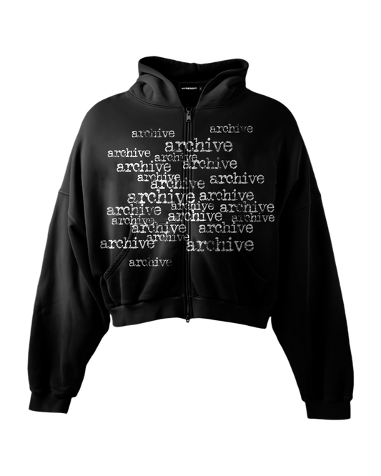 'MATRIX' HEAVYWEIGHT BOXY ZIPUP HOODIE