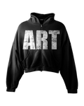 'ART' HEAVYWEIGHT BOXY ZIPUP HOODIE