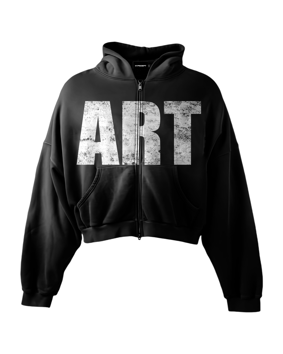 'ART' HEAVYWEIGHT BOXY ZIPUP HOODIE