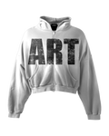 'ART' HEAVYWEIGHT BOXY ZIPUP HOODIE