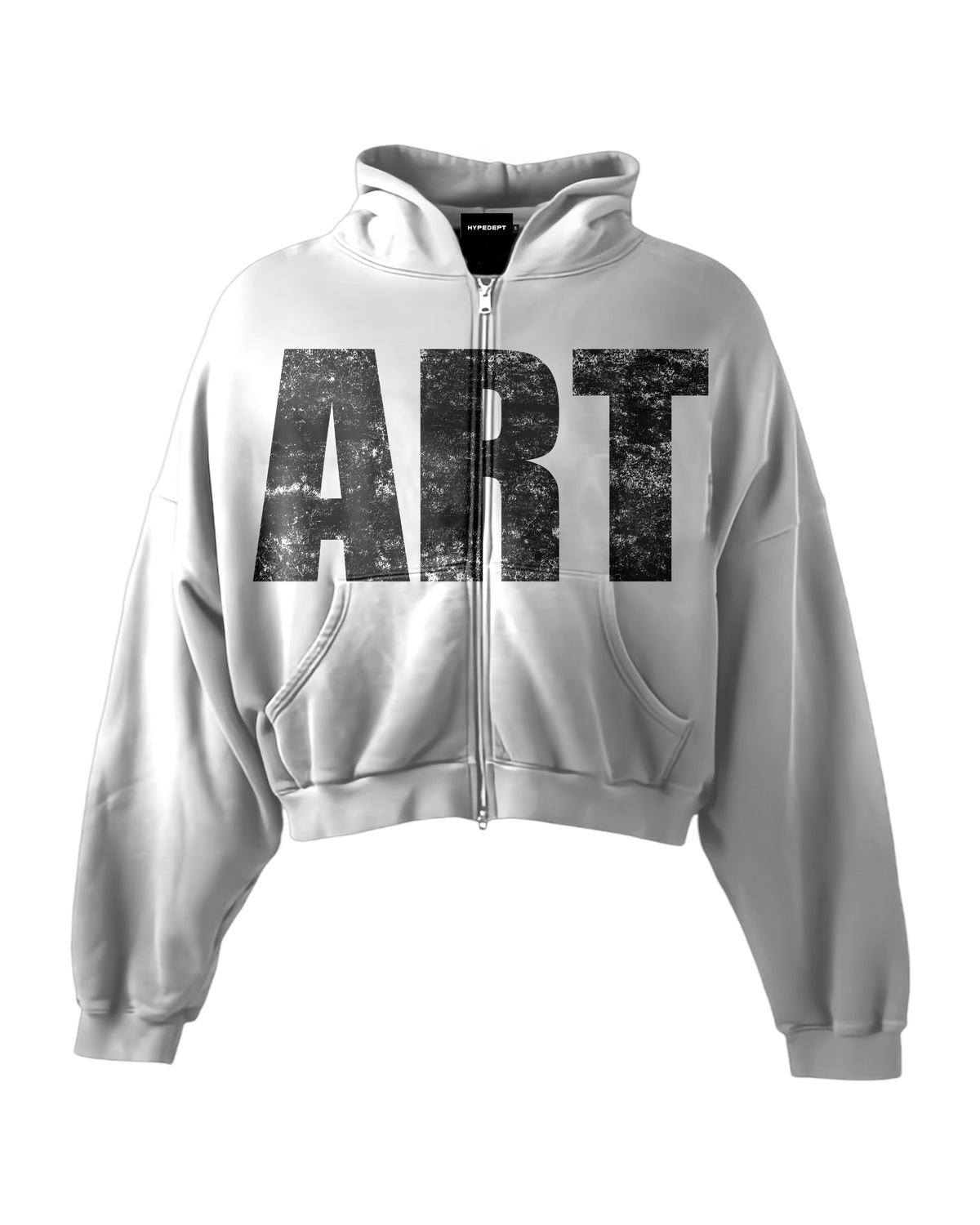 'ART' HEAVYWEIGHT BOXY ZIPUP HOODIE