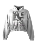 'ART!' HEAVYWEIGHT BOXY ZIPUP HOODIE