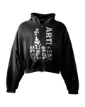 'ART!' HEAVYWEIGHT BOXY ZIPUP HOODIE