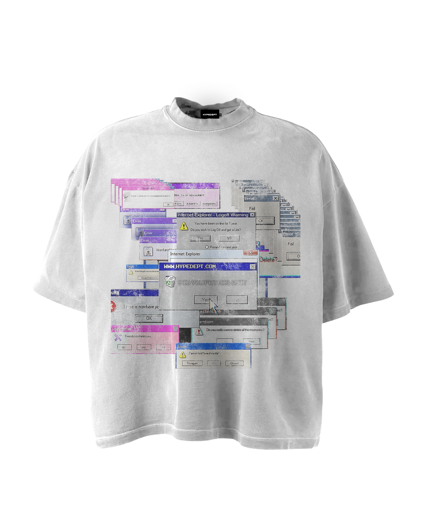 'GLITCH.EXE' GRAPHIC TEE