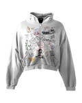 'GRAFFITI DREAMS' HEAVYWEIGHT BOXY ZIPUP HOODIE