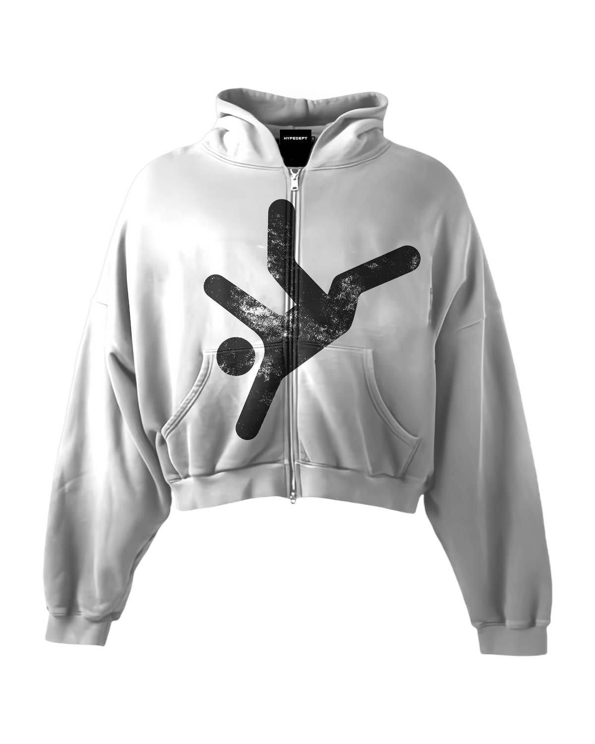 'FALLING' HEAVYWEIGHT BOXY ZIPUP HOODIE