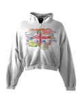 'STAMPS' HEAVYWEIGHT BOXY ZIPUP HOODIE