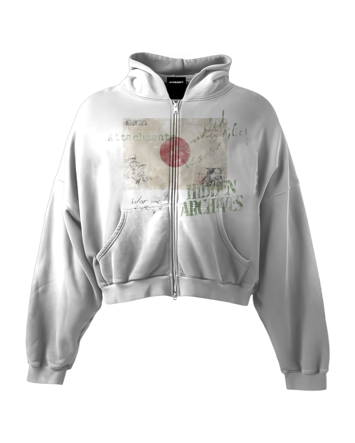 'JAPAN' HEAVYWEIGHT BOXY ZIPUP HOODIE