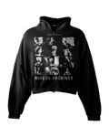 'HIDDEN ARCHIVES' HEAVYWEIGHT BOXY ZIPUP HOODIE