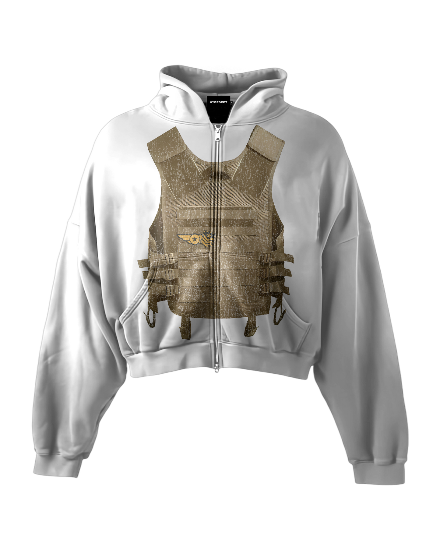 'LOST ARCHIVES' HEAVYWEIGHT BOXY ZIPUP HOODIE