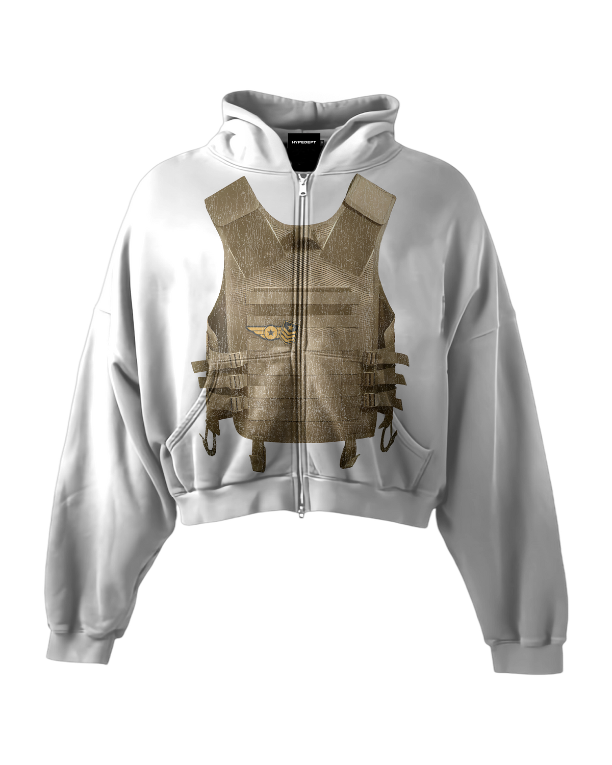 'LOST ARCHIVES' HEAVYWEIGHT BOXY ZIPUP HOODIE