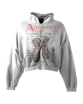 'SCRAPBOOK OF AMERICA' HEAVYWEIGHT BOXY ZIPUP HOODIE