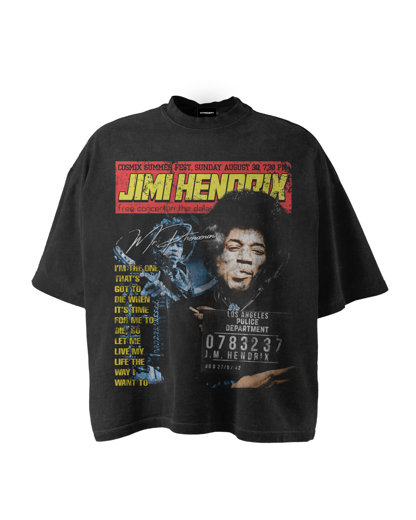 'HENDRIX' GRAPHIC TEE