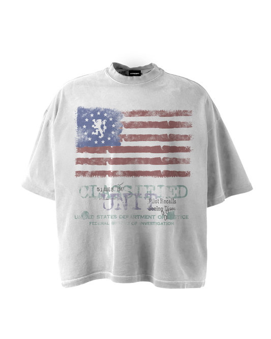 'CLASSIFIED' GRAPHIC TEE