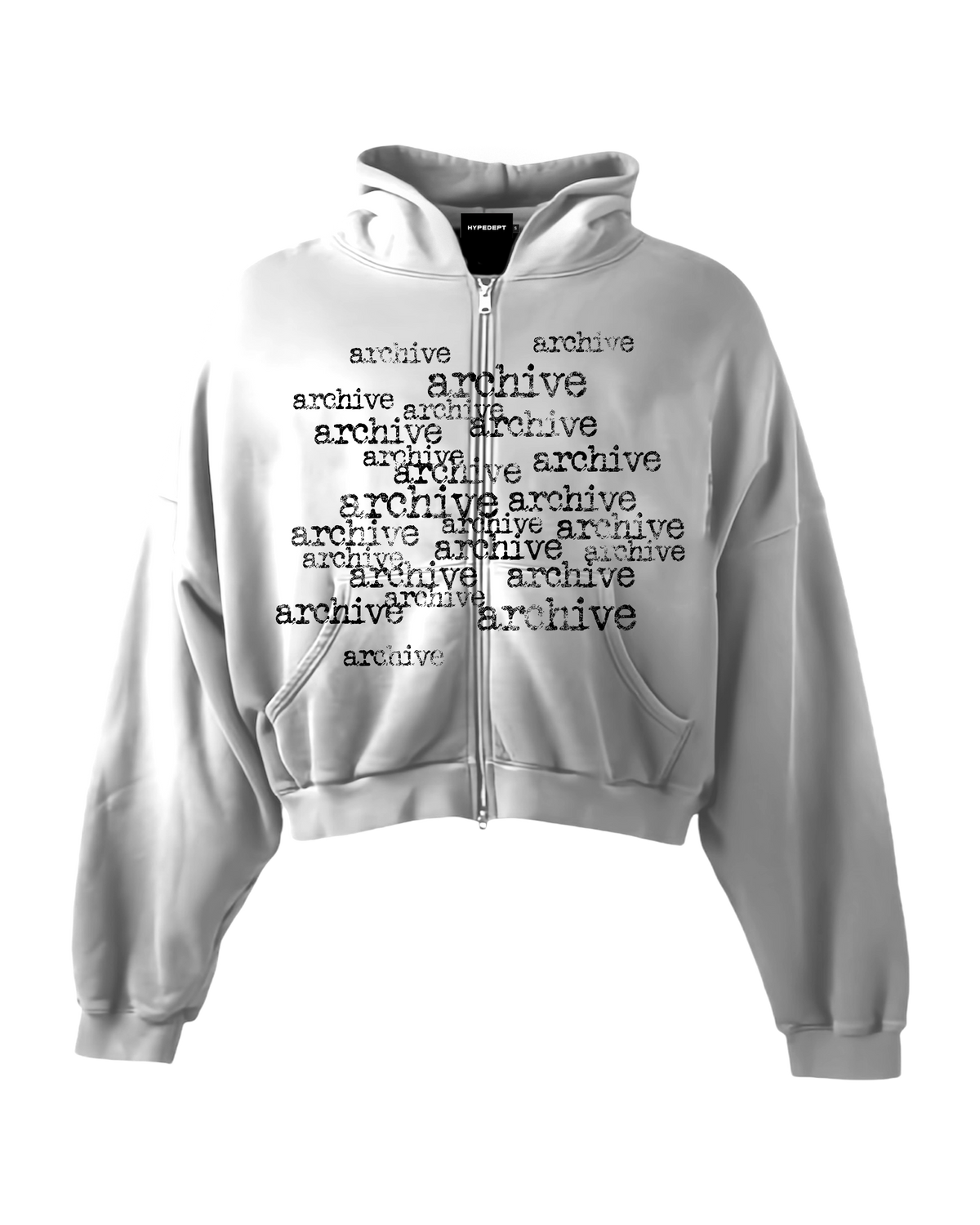 'MATRIX' HEAVYWEIGHT BOXY ZIPUP HOODIE