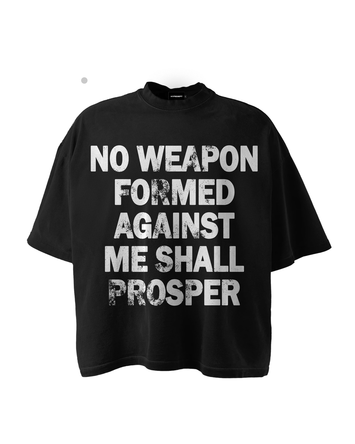 'NO WEAPON FORMED' GRAPHIC TEE