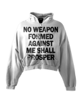 'NO WEAPON FORMED' HEAVYWEIGHT BOXY ZIPUP HOODIE