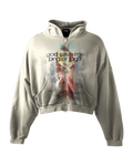 'SAVE ME' HEAVYWEIGHT BOXY ZIPUP HOODIE