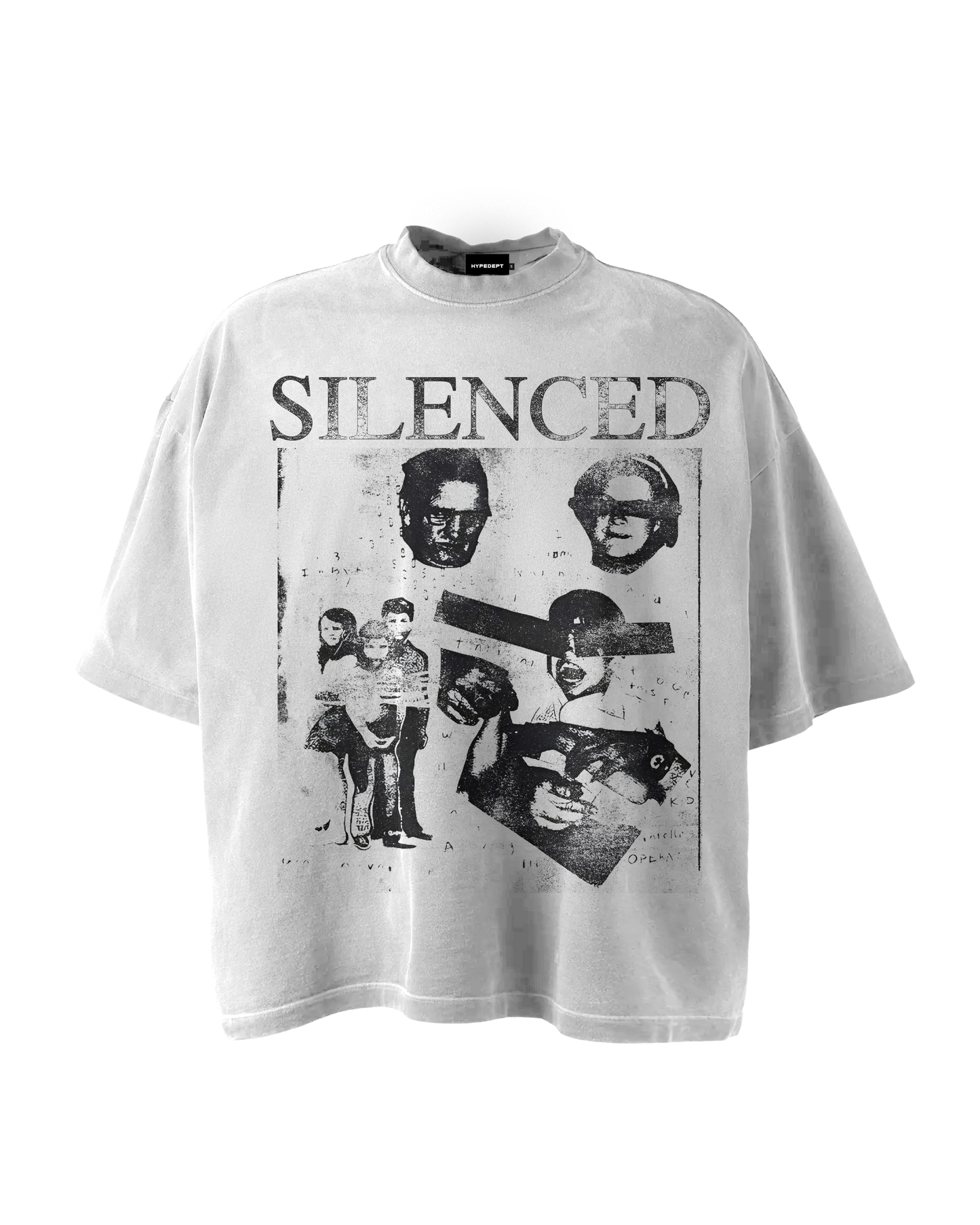 'SILENCED' GRAPHIC TEE