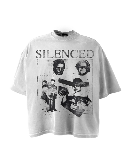 'SILENCED' GRAPHIC TEE