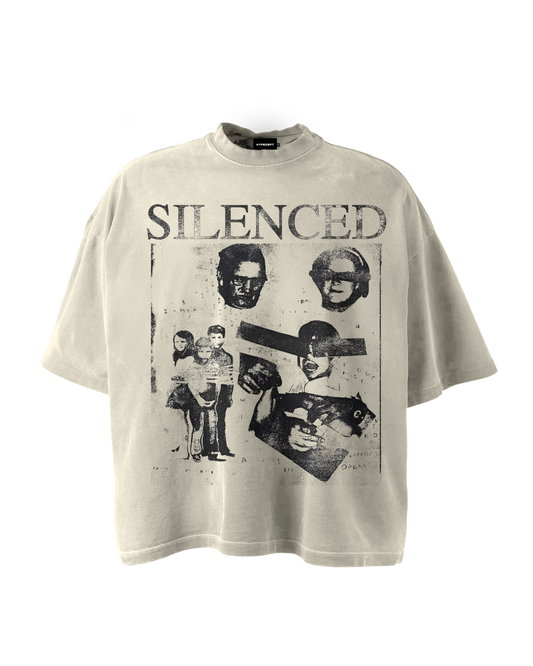 'SILENCED' GRAPHIC TEE