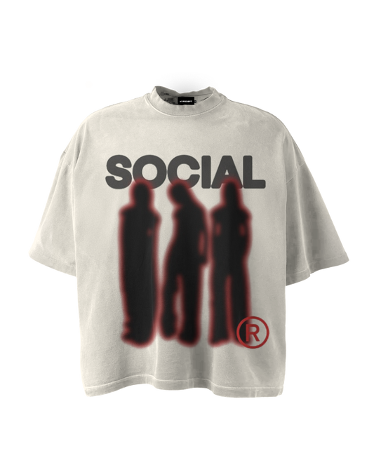 'SOCIAL' GRAPHIC TEE